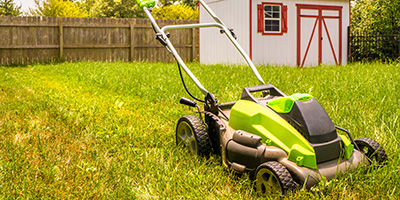 Cordless Battery Electric Lawn Mower photo